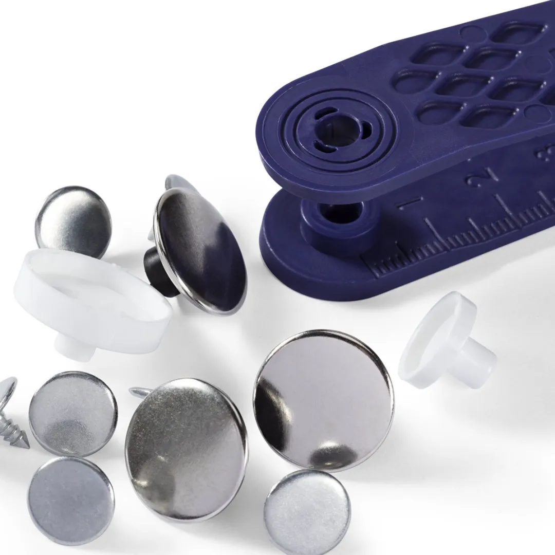 Prym Jeansknopen 17mm Zilver - 8 Stuks