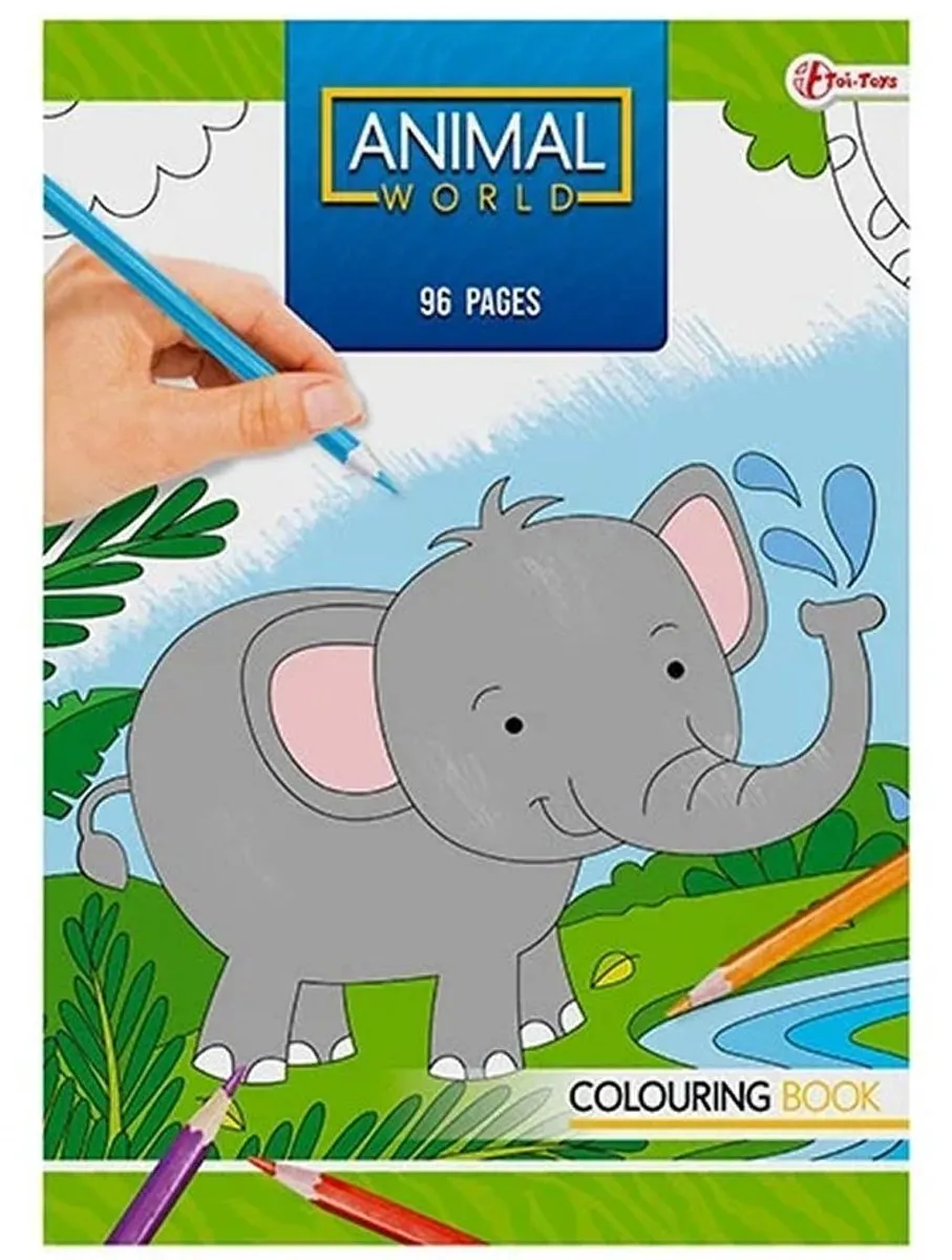 Toi-Toys Super Kleurboek Wilde Dieren