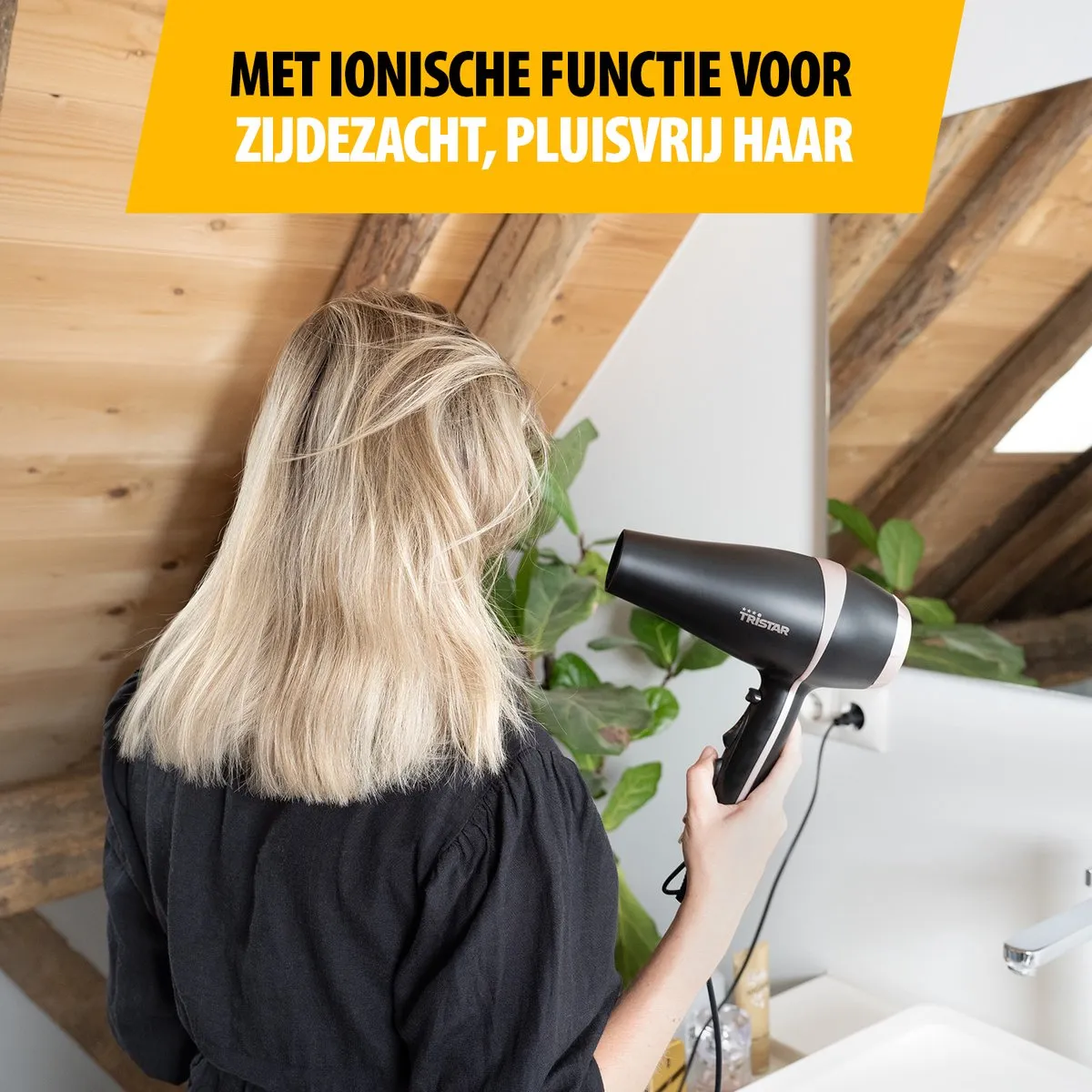 Tristar HD-2450 Haardroger 2200W - Zwart - afbeelding 6 van 6