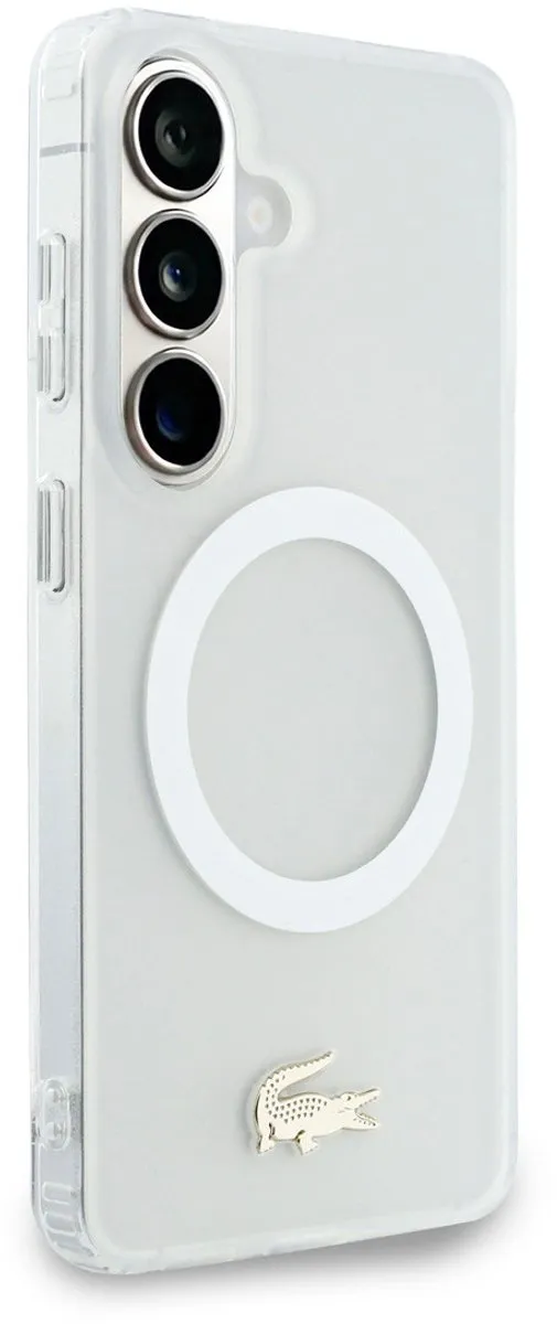 Lacoste Telefoonhoesje Galaxy S26 - MagSafe - Wit