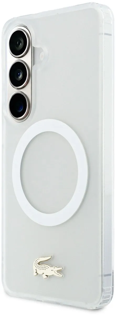 Lacoste Telefoonhoesje Galaxy S26 - MagSafe - Wit