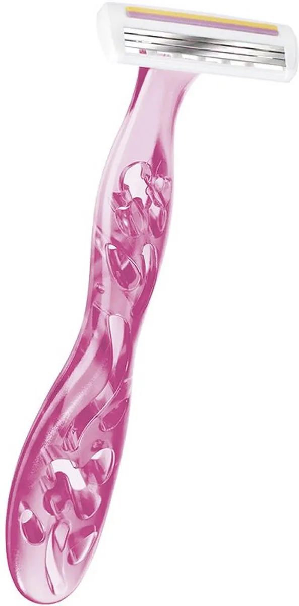 Bic Miss Soleil Wegwerpscheermesjes 10 Stuks - 3 Bladen - Roze - afbeelding 6 van 6