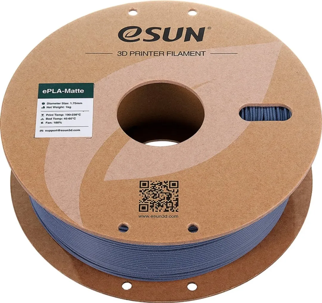 ESUN ePLA-Matte Donkergrijs 3D Printerfilament 1kg - 1.75mm