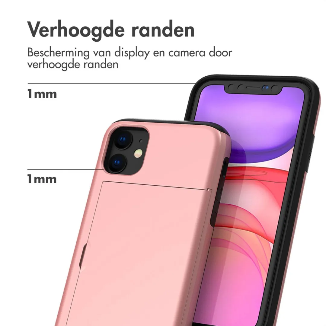 Imoshion Hoesje iPhone 11 Rosé Goud - 2 Pasjes