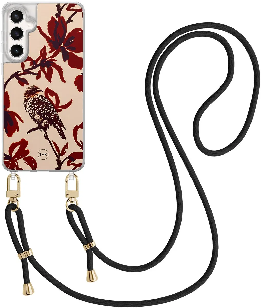Casevibes S24 FE Telefoonhoesje Bloemenpracht - Rood - CV/S/S24FE/C/023