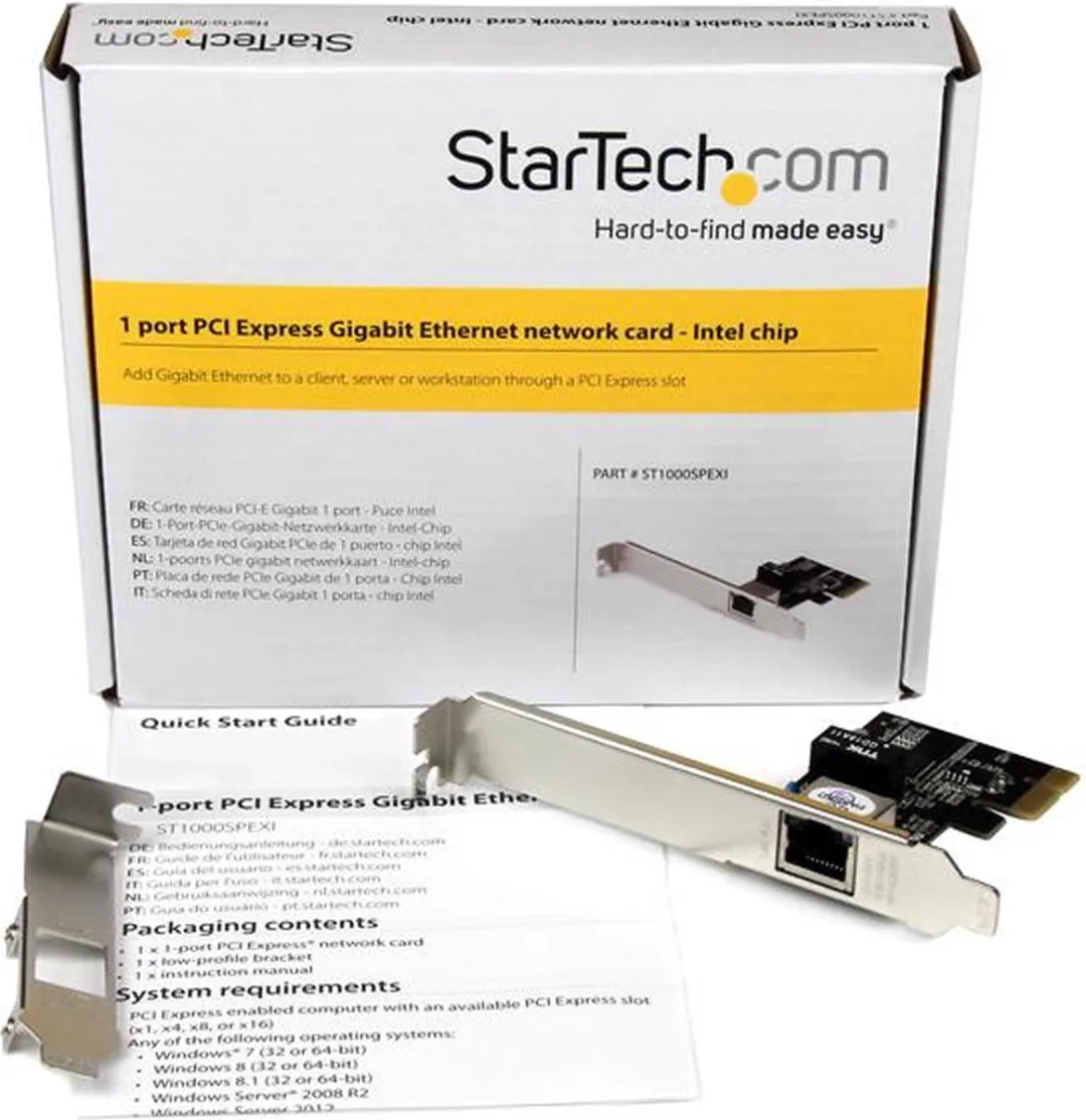 Startech ST1000SPEXI PCIe Gigabit Netwerkkaart - afbeelding 6 van 6