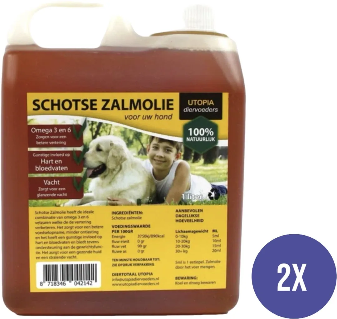 Utopia Schotse Zalmolie Naturel