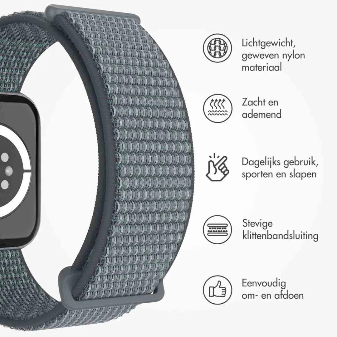 Imoshion Nylon Bandje Apple Watch 42mm Groen