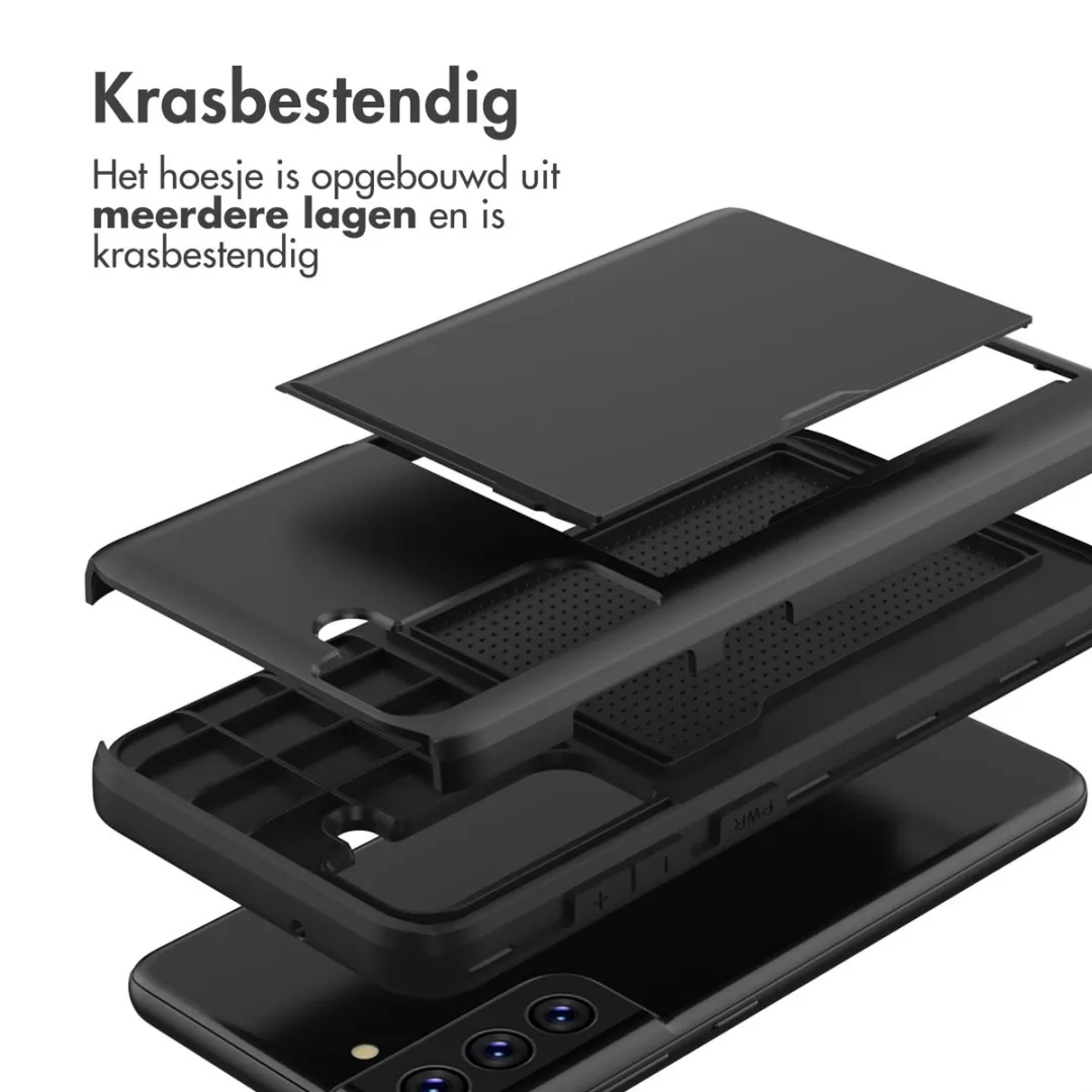 Imoshion Hoesje Samsung Galaxy S21 FE - Pasjeshouder Zwart