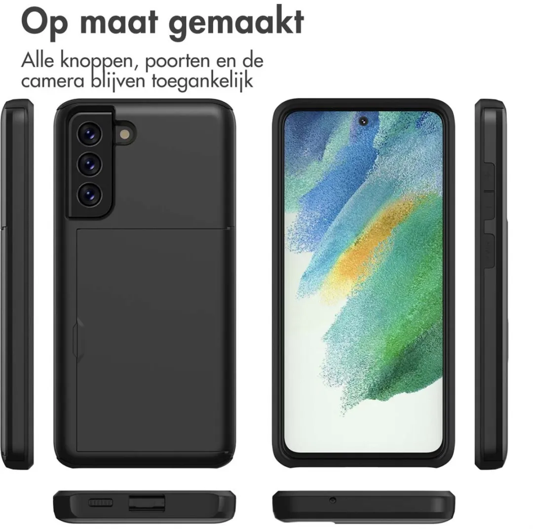 Imoshion Hoesje Samsung Galaxy S21 FE - Pasjeshouder Zwart - afbeelding 6 van 6