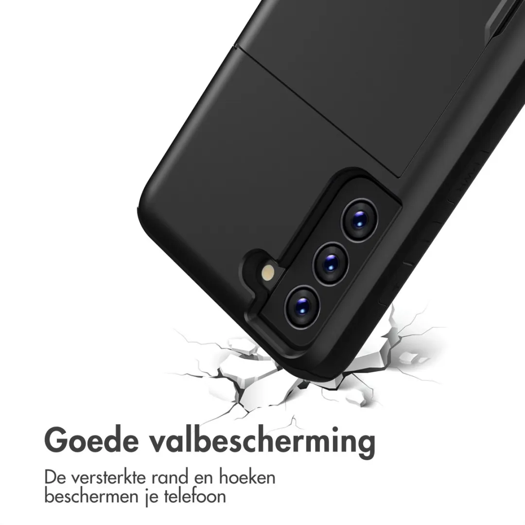 Imoshion Hoesje Samsung Galaxy S21 FE - Pasjeshouder Zwart