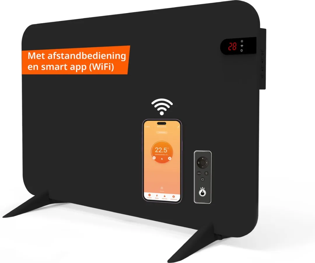Könighaus Smart Dual 4063724080518 Infraroodverwarming 450W - Zwart