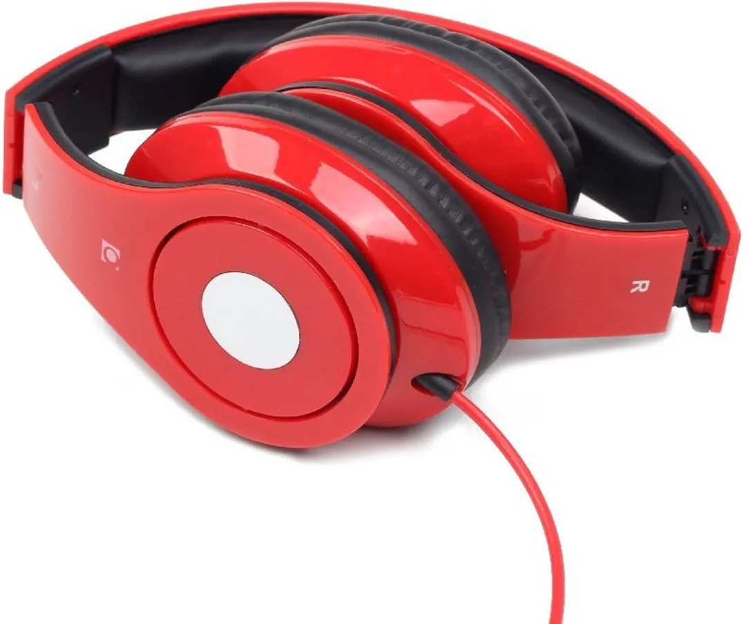 Gembird STEREO Detroit MHS-DTW-R Koptelefoon - Rood - afbeelding 6 van 6