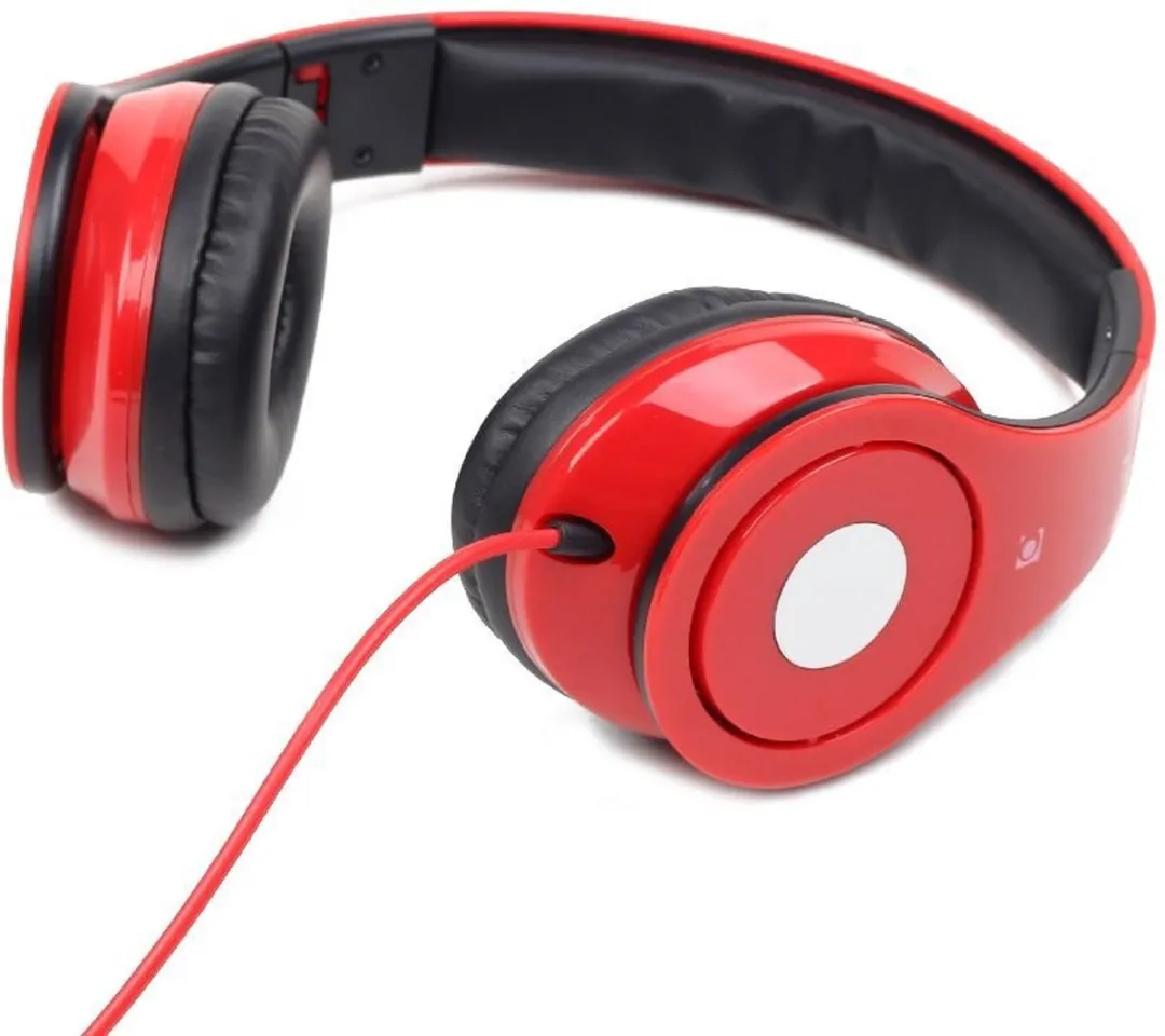 Gembird STEREO Detroit MHS-DTW-R Koptelefoon - Rood