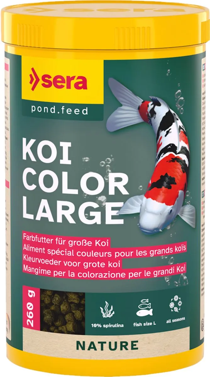 Sera Koi Color Large 1000ml - Grote vissen - afbeelding 6 van 6