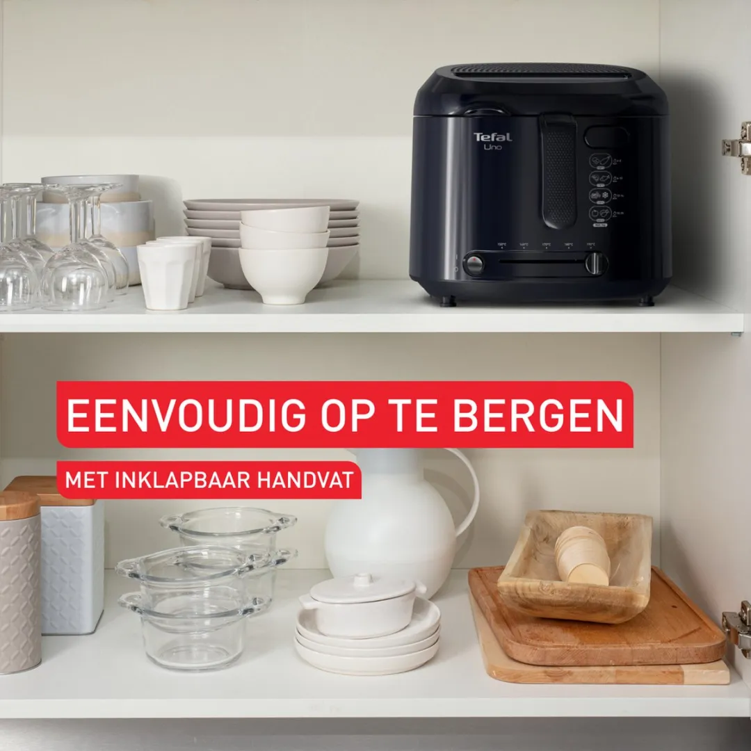 Tefal Uno FF2038 Friteuse 1kg - Zwart