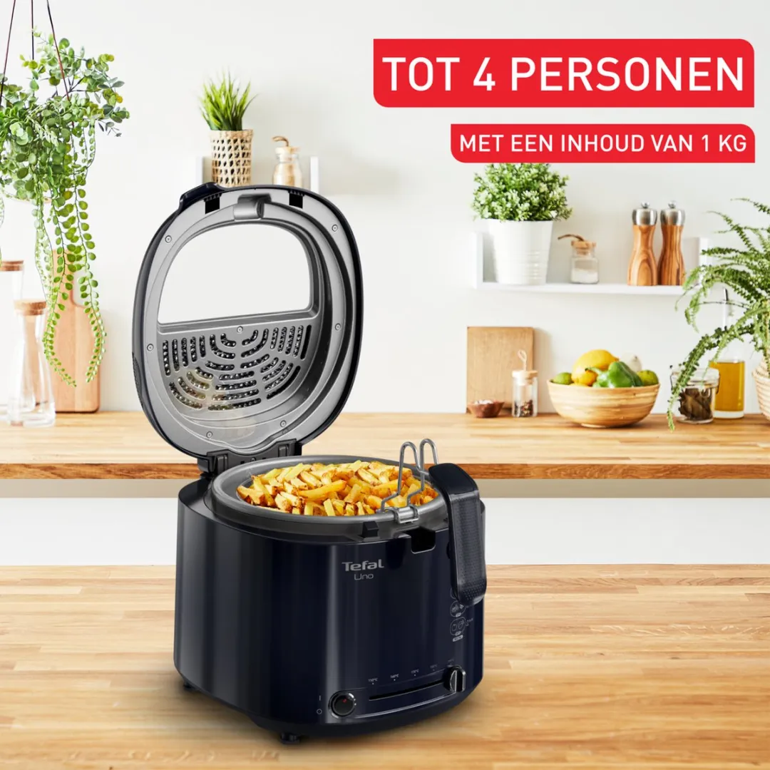 Tefal Uno FF2038 Friteuse 1kg - Zwart