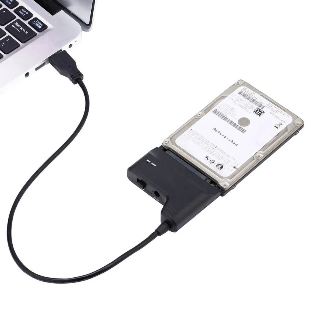 Renkforce RF-4472916 HDD/SSD Adapter USB 3.0 - SATA - 30cm - Zwart
