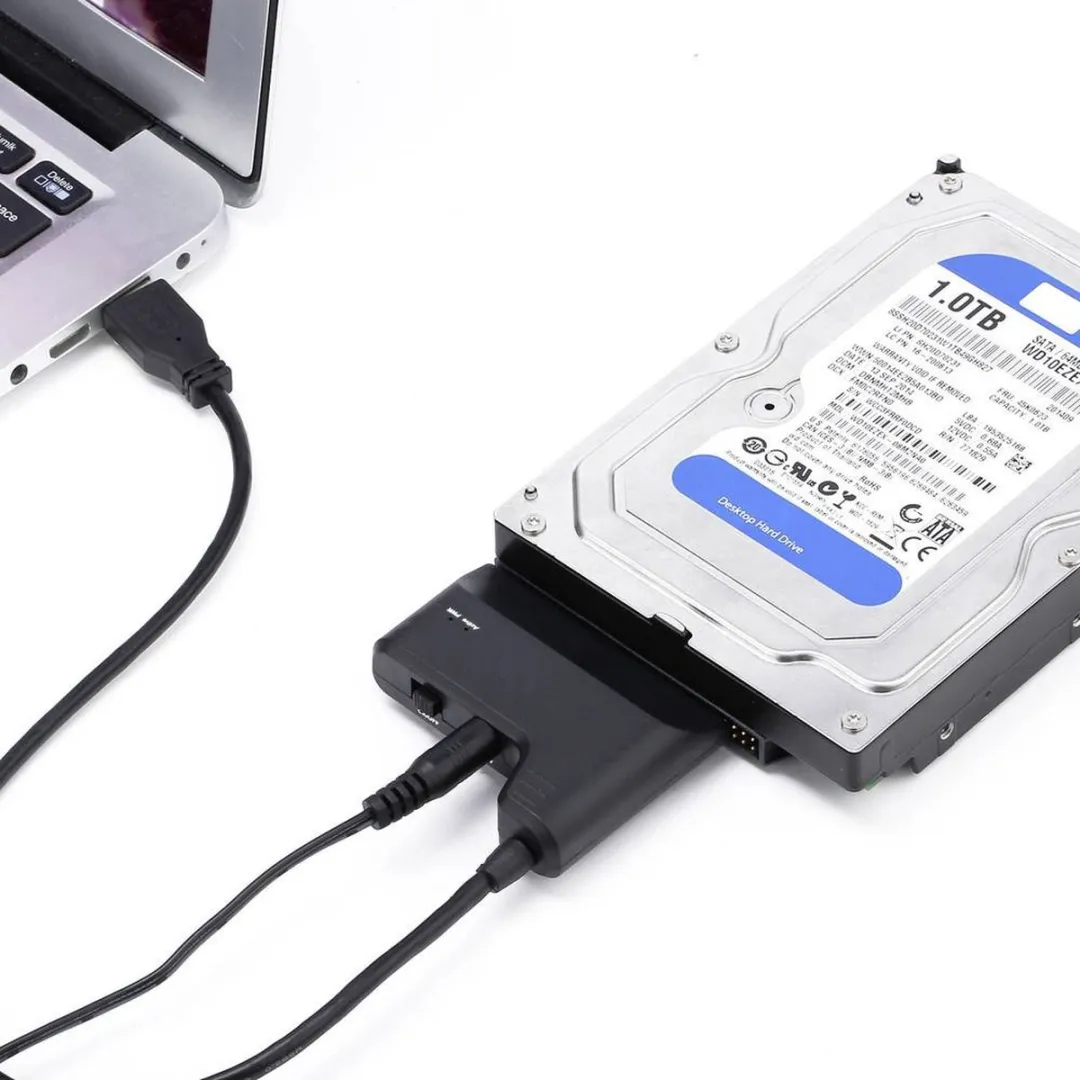 Renkforce RF-4472916 HDD/SSD Adapter USB 3.0 - SATA - 30cm - Zwart