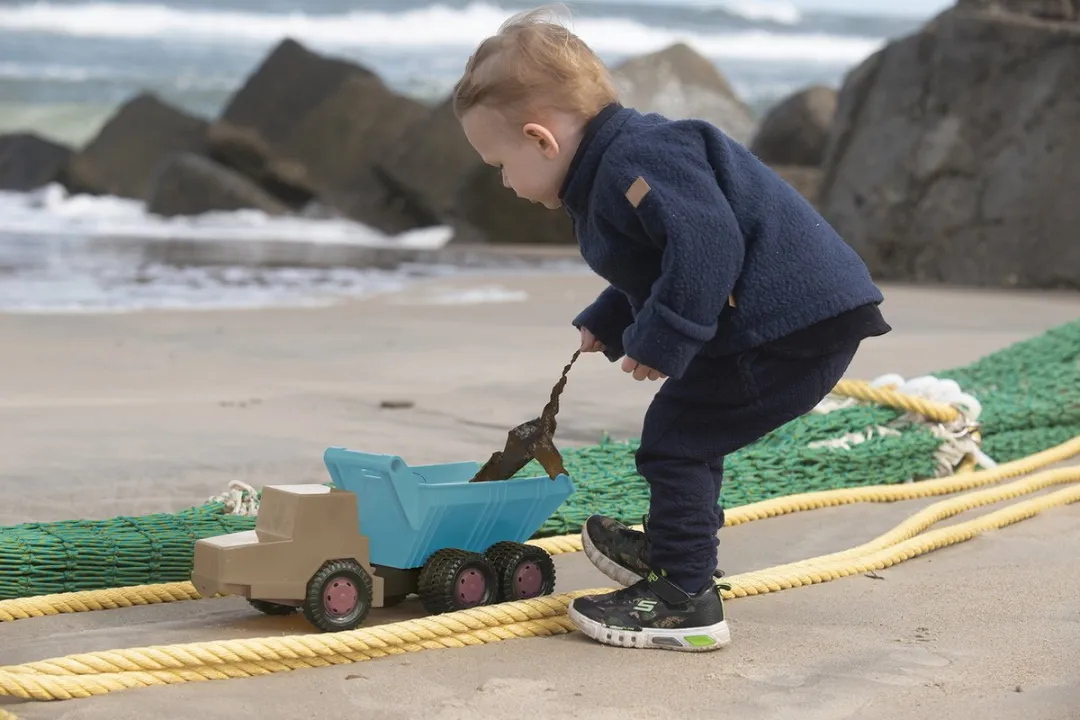 Dantoy Blue Marine BIO Vrachtwagen 4935 - Blauw Bruin