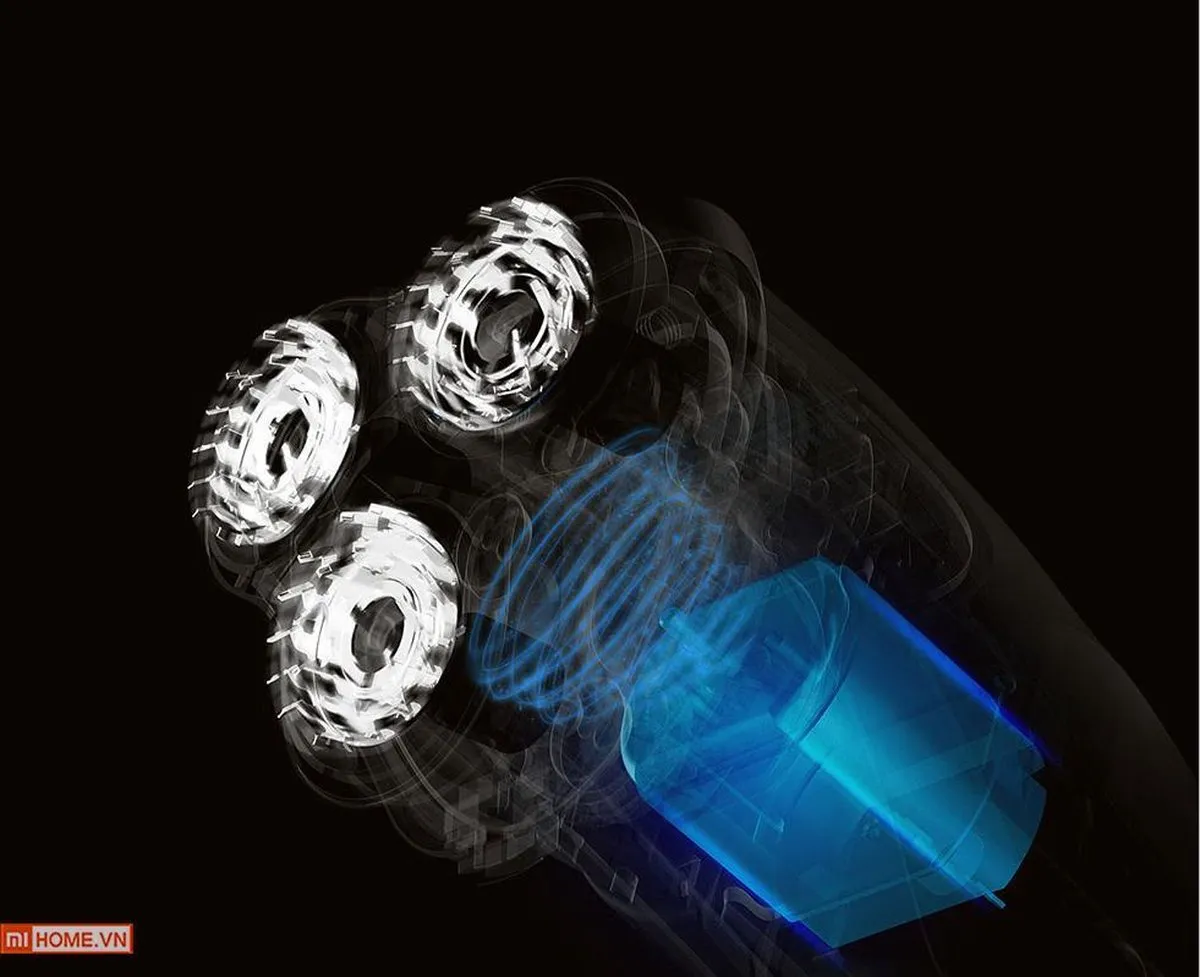 Xiaomi Enchen Warrior Elektrisch Scheerapparaat - 3 Mesjes - Zwart - afbeelding 6 van 6
