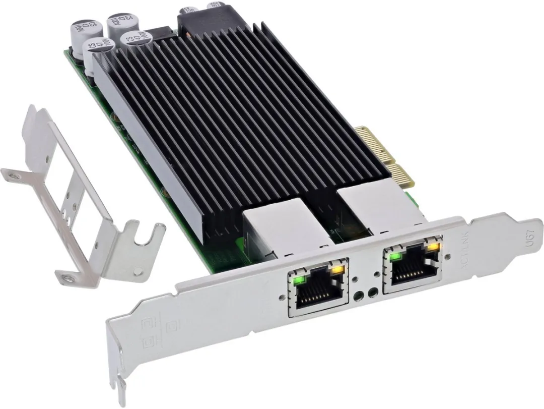 InLine Dual Gigabit Netwerkkaart 51125P - PCIe x4 PoE+