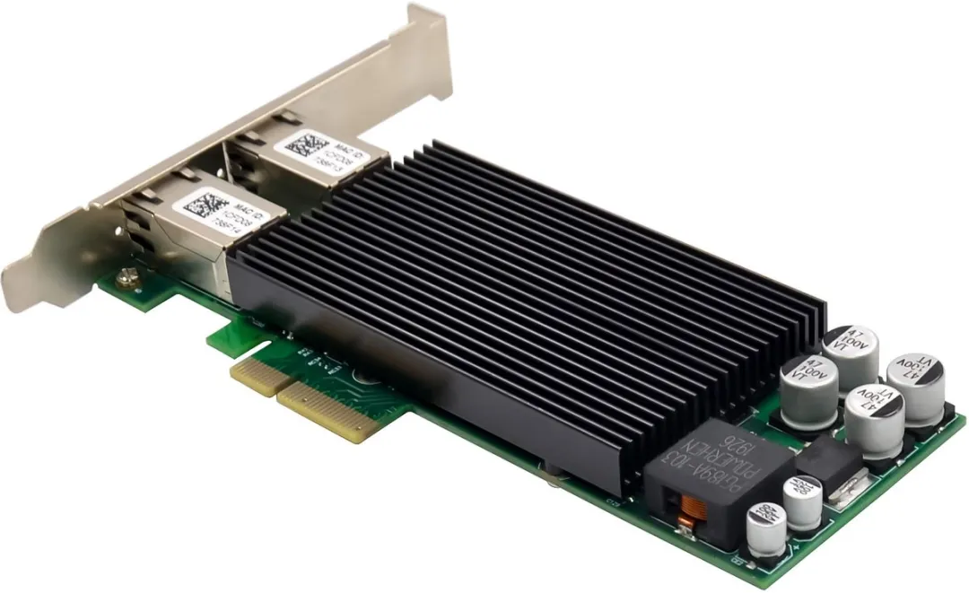 InLine Dual Gigabit Netwerkkaart 51125P - PCIe x4 PoE+