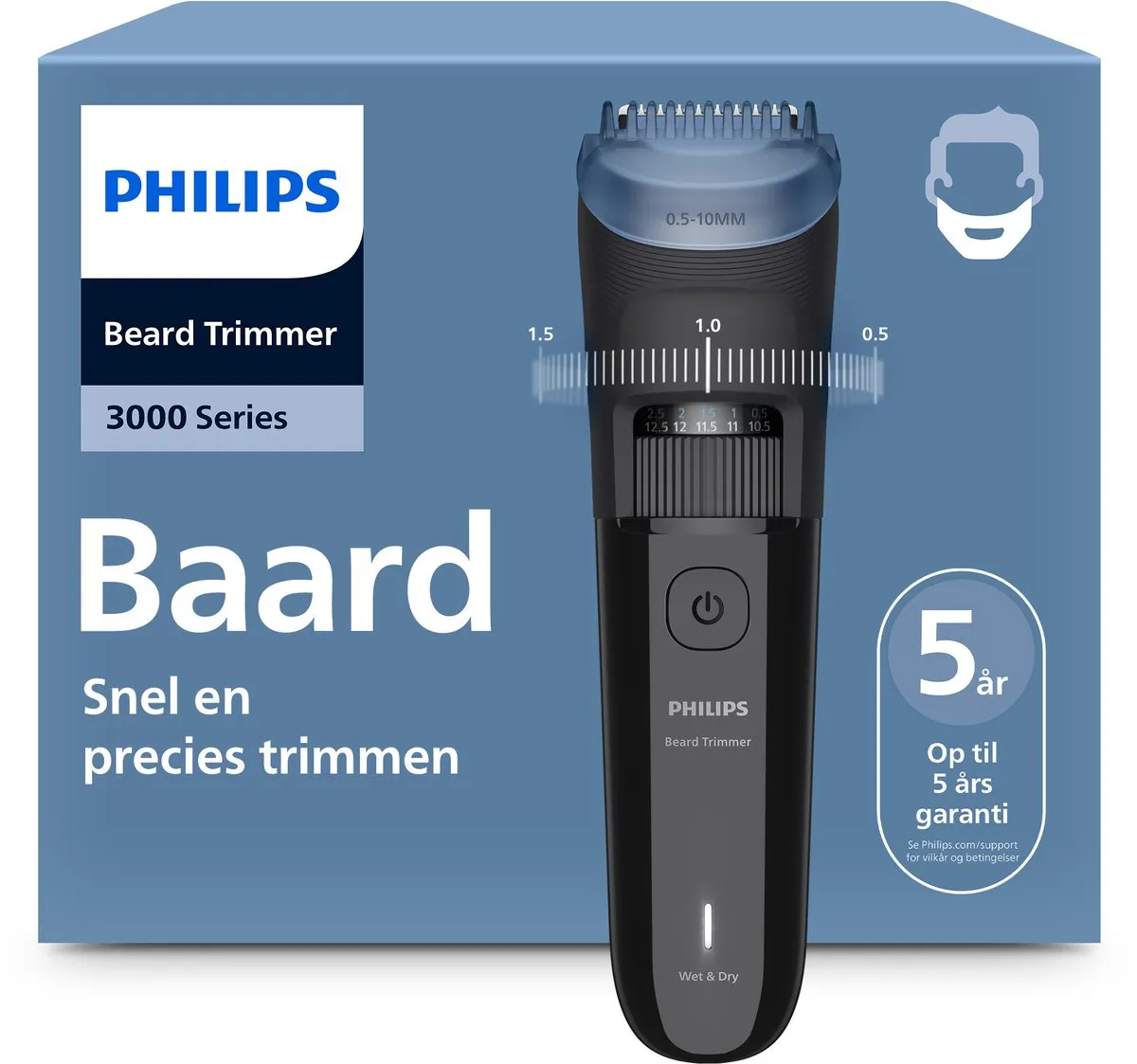 Philips Series 3000 BT3620/15 Baardtrimmer