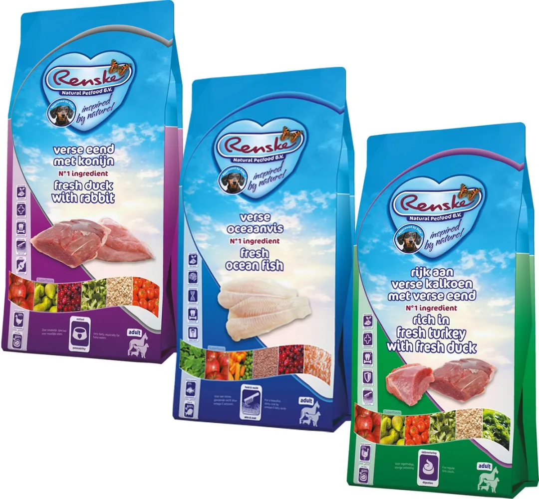 Renske - Super Premium Kalkoen en Eend - Hondenvoer - 12 kg