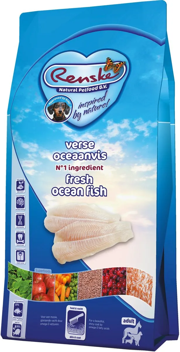 Renske Super Premium Kalkoen & Eend Hondenvoer 12kg - afbeelding 6 van 6