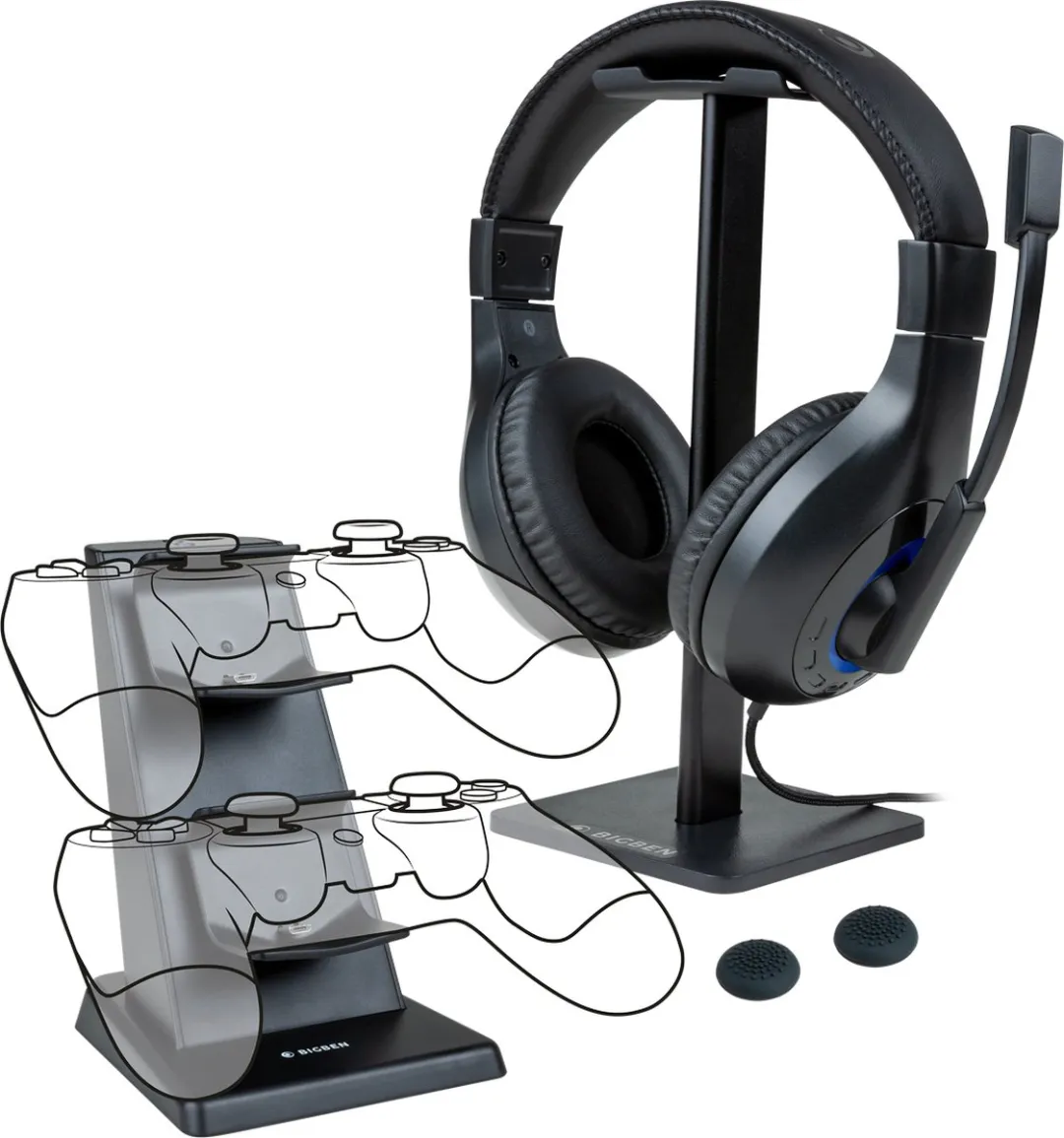 Bigben 4-in-1 Accessoirepakket PS4 1989199 - Headset & Controller Accessoires