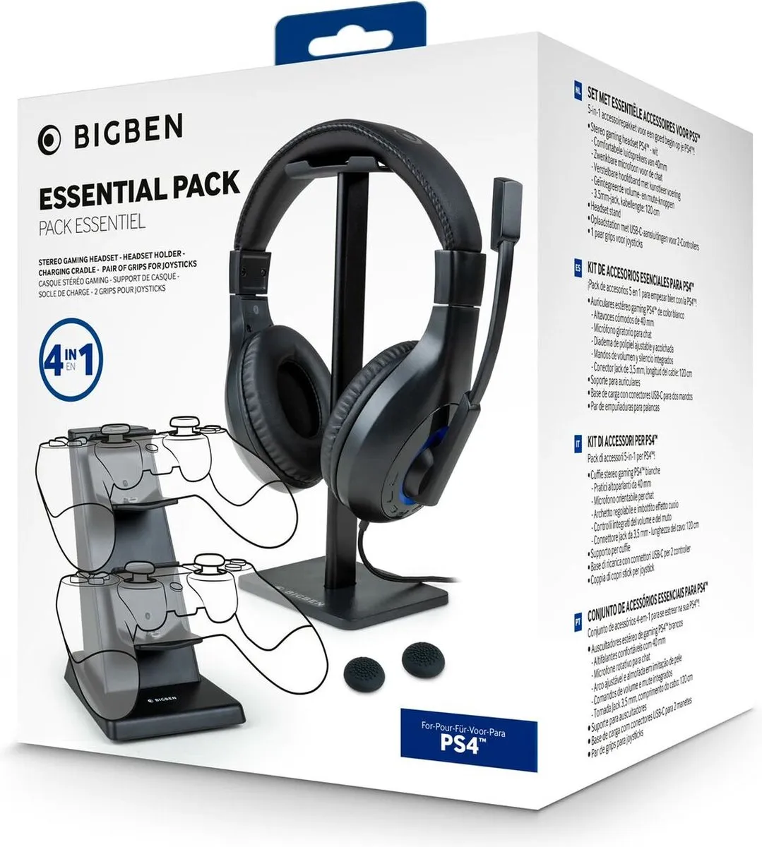 Bigben 4-in-1 Accessoirepakket PS4 1989199