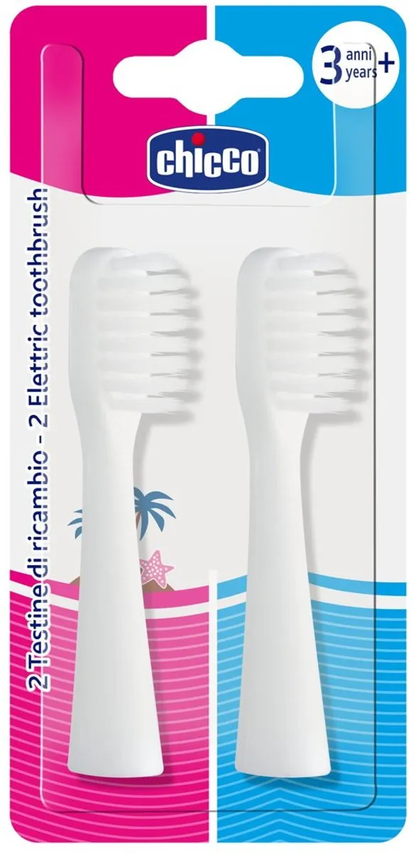 Chicco Classic 00008545010000, 2 stuk(s), Wit, 3 jaar, 70 mm, 20 mm, 120 mm