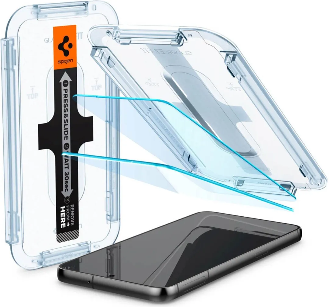 Spigen Glas.tR EZ Fit AGL05958 Screenprotector - 2 Stuks