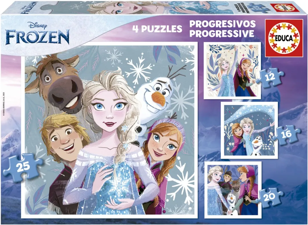 Educa Frozen 4 Legpuzzels