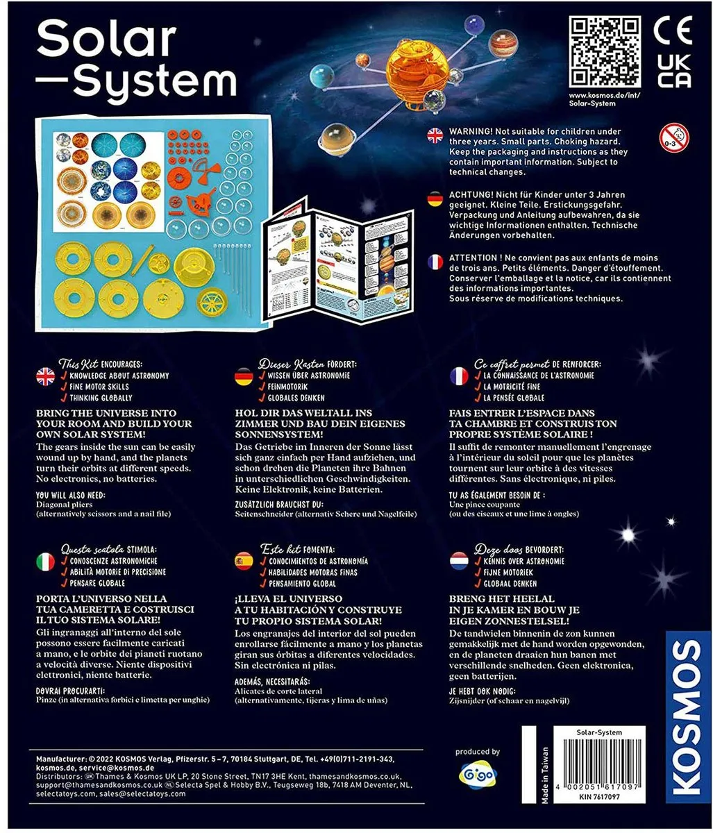 Kosmos Solar System 617097 Experimenteerset - Draaibaar zonnestelsel