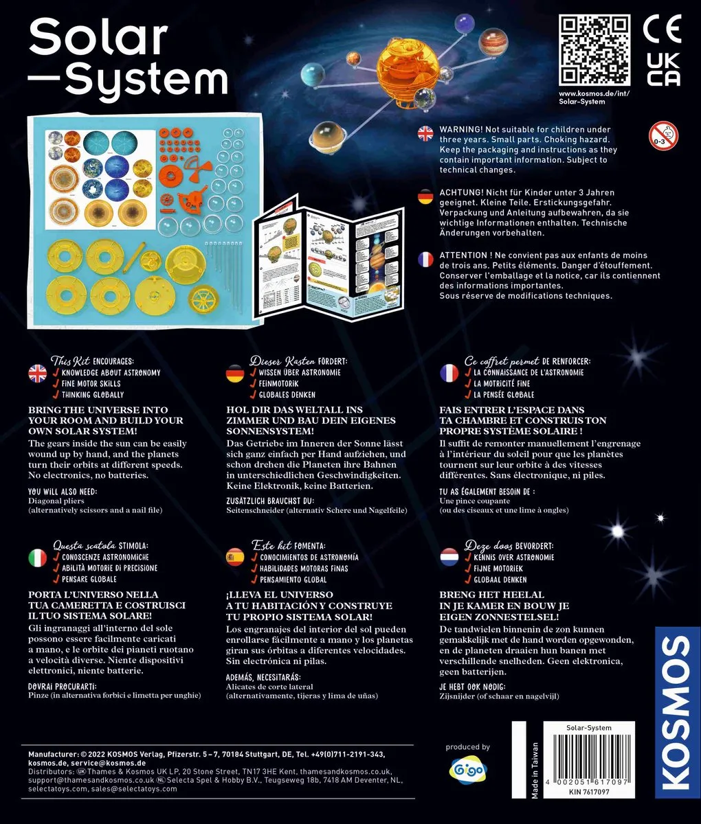Kosmos Solar System 617097 Experimenteerset - Draaibaar zonnestelsel