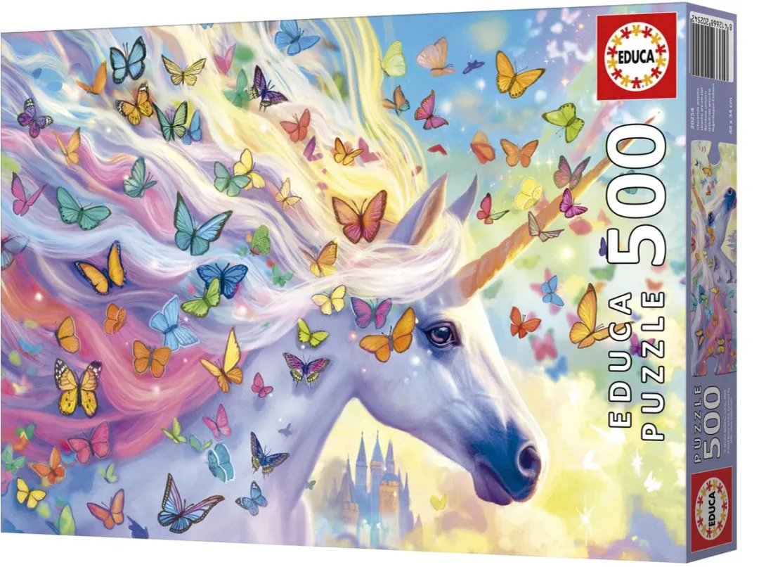 Educa Rainbow Unicorn Puzzel 500 Stuks - Multicolor
