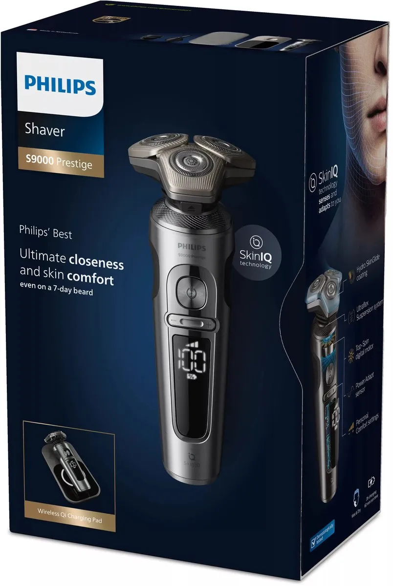 Philips S9000 Prestige SP9871/22 Scheerapparaat - 3 Mesjes - Zwart/Metallic