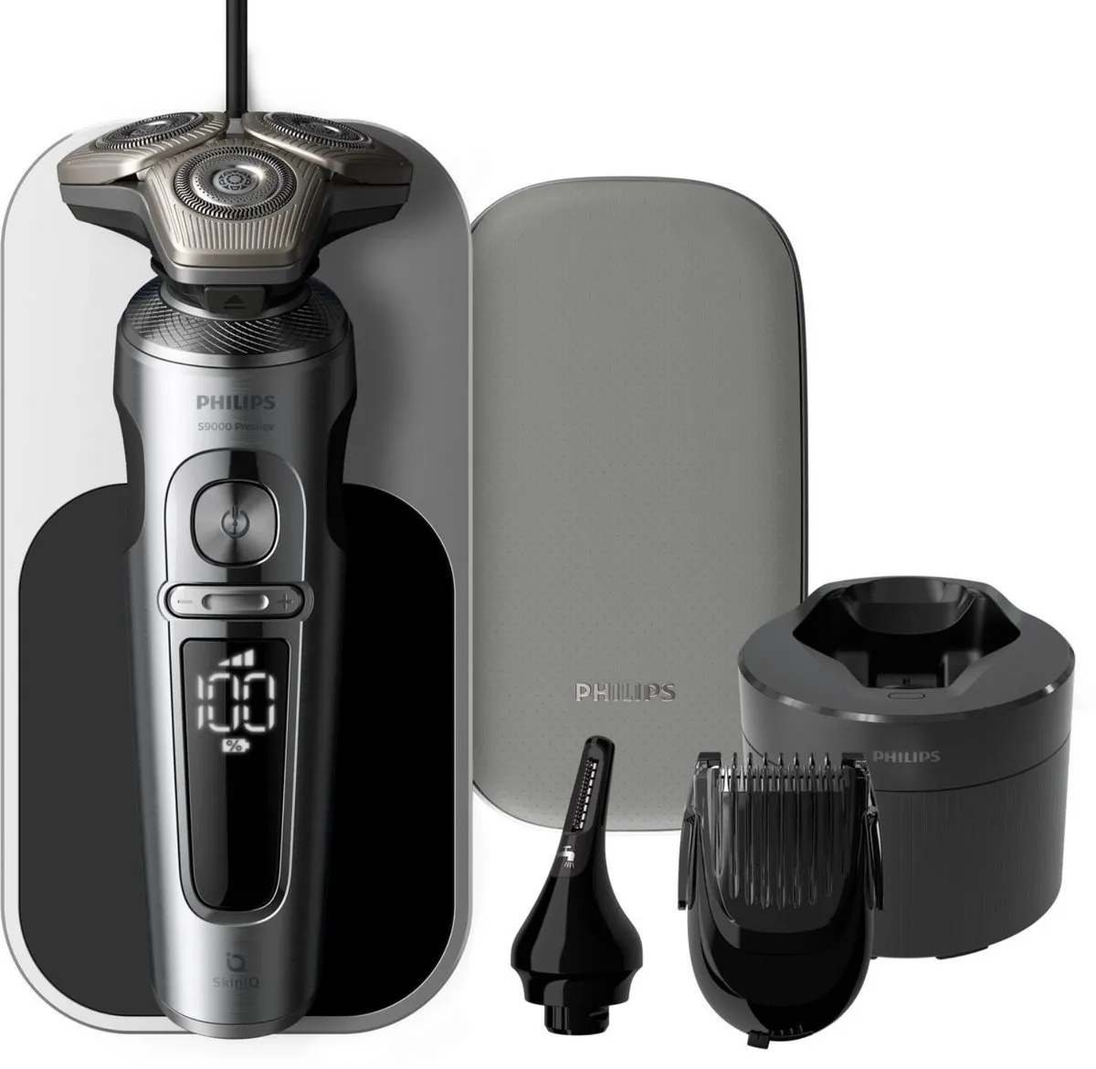 Philips S9000 Prestige SP9871/22 Scheerapparaat - 3 Mesjes - Zwart/Metallic