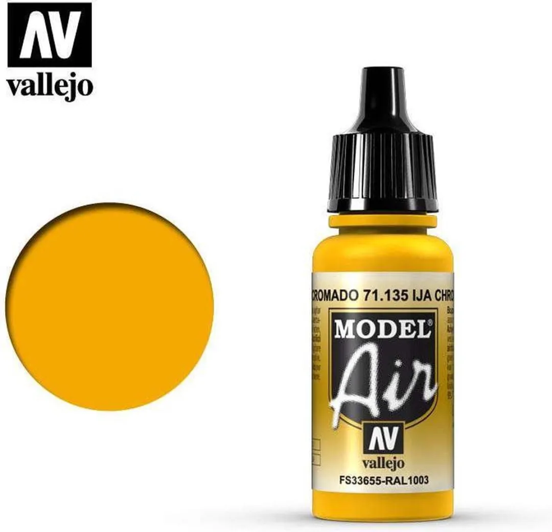 Vallejo Model Air IJA Chrome Yellow Acrylverf 17ml
