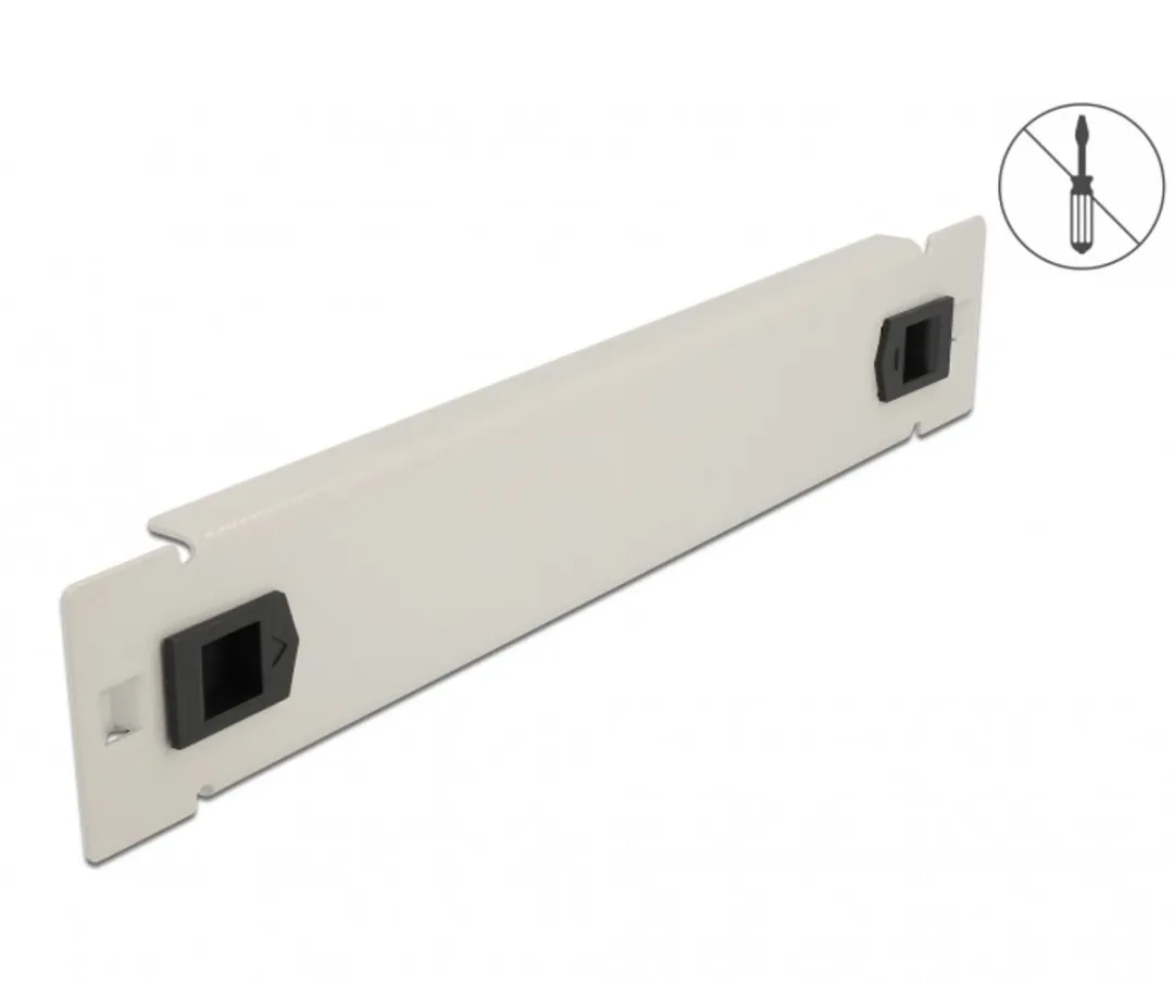 Delock 10" Netwerkkast Blind Cover 1U 66629