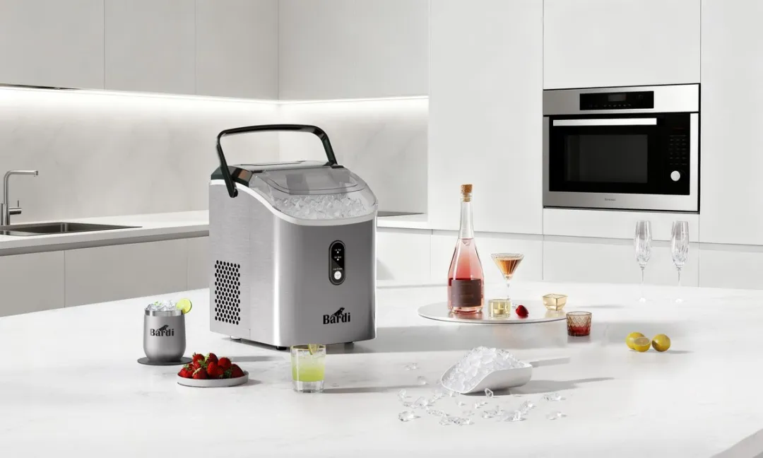 Bardi Nugget IJsblokjesmachine 1.1L - 15kg/24u - RVS