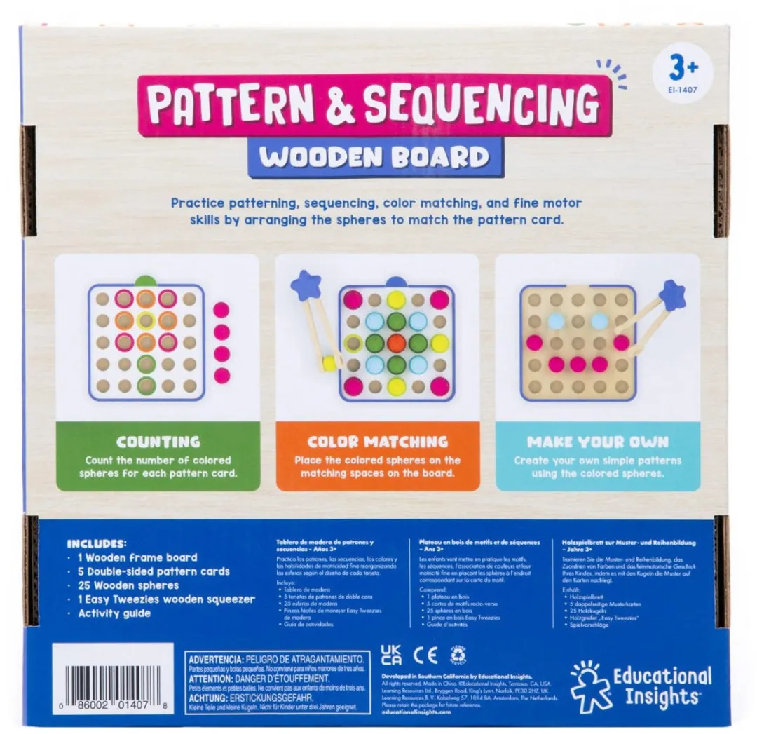 Learning Resources Patroon & Volgorde Speelgoedbord Multicolor
