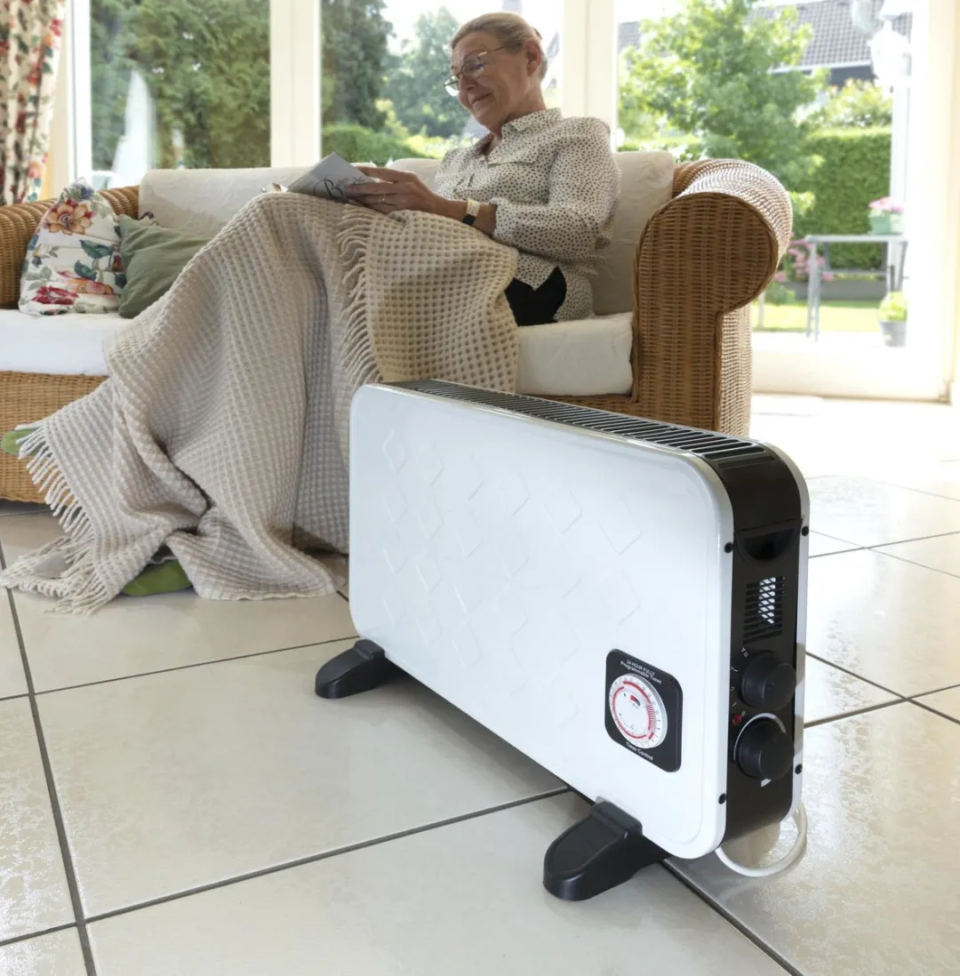 Westfalia Convector 2000W - 2 Warmtestanden - Wit