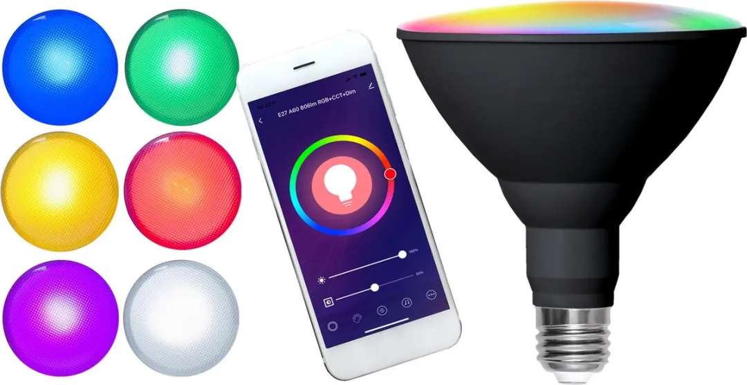 Star Trading Smart Home LED-lamp E27 RGB 9W