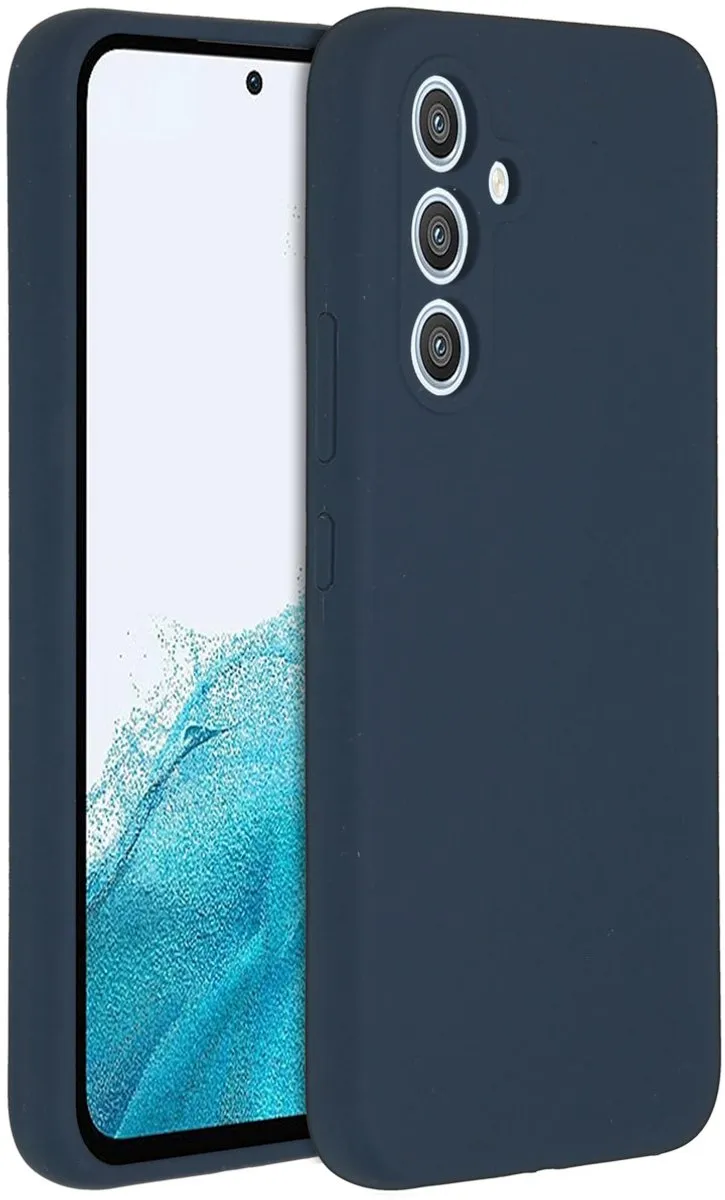 Accezz Hoesje Samsung Galaxy A54 - Donkerblauw