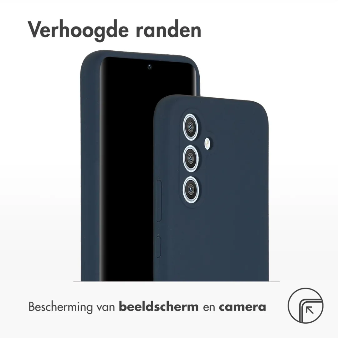 Accezz Hoesje Samsung Galaxy A54 - Donkerblauw