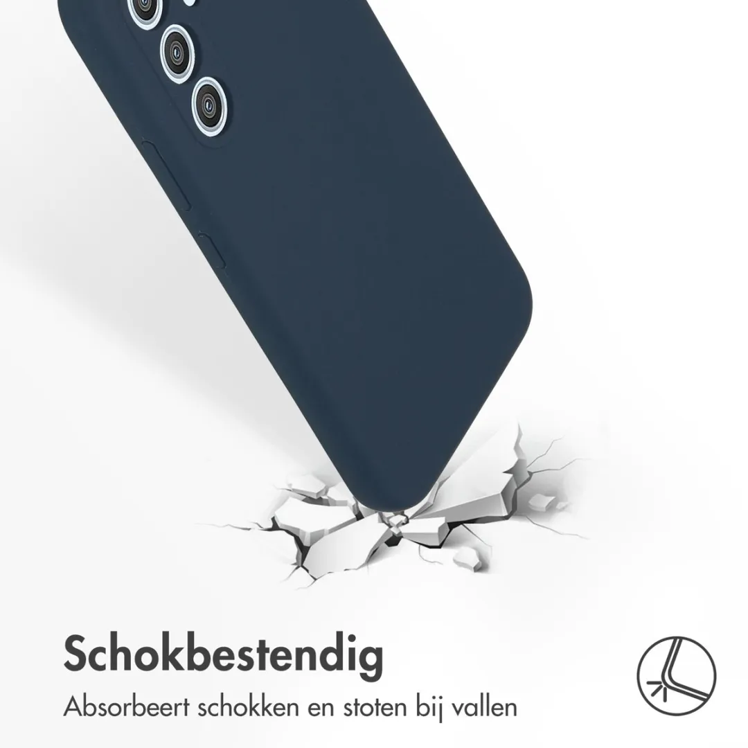 Accezz Hoesje Samsung Galaxy A54 - Donkerblauw