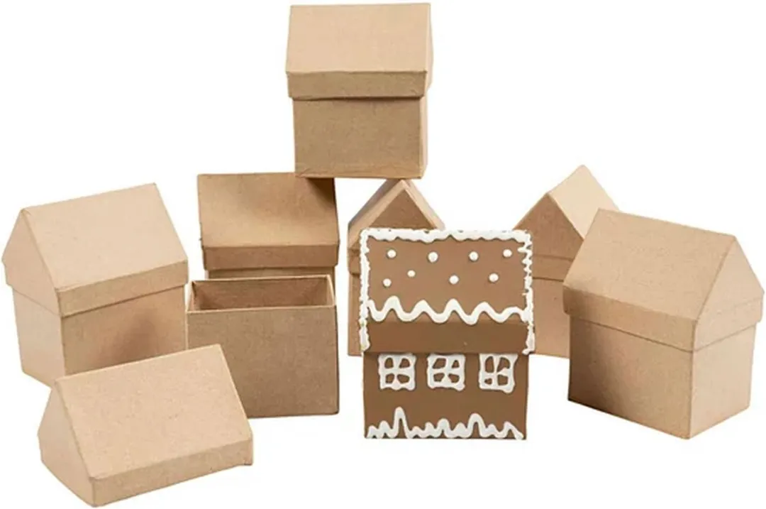 Creativ Company Huizen Knutselset 20 Stuks - Multicolor